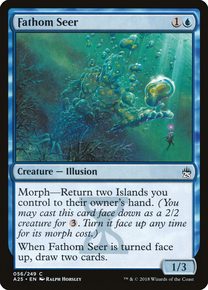 Fathom Seer [Masters 25] MTG Single Magic: The Gathering    | Red Claw Gaming