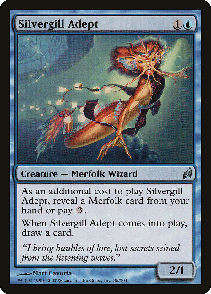 Silvergill Adept [Lorwyn] MTG Single Magic: The Gathering    | Red Claw Gaming