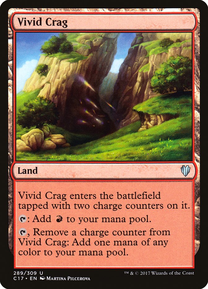 Vivid Crag [Commander 2017] MTG Single Magic: The Gathering    | Red Claw Gaming