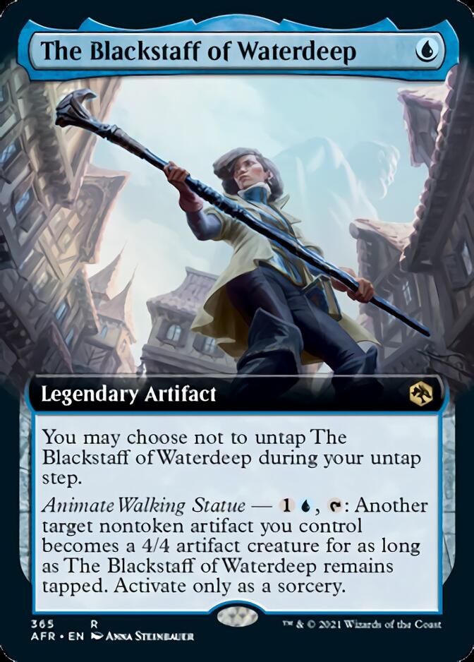 The Blackstaff of Waterdeep (Extended Art) [Dungeons & Dragons: Adventures in the Forgotten Realms] MTG Single Magic: The Gathering    | Red Claw Gaming