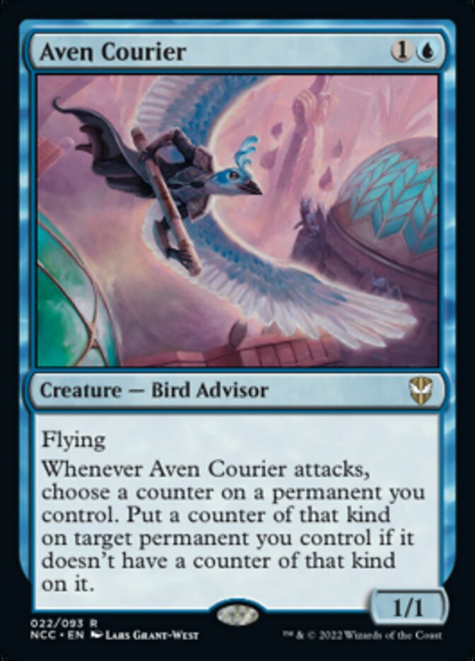 Aven Courier [Streets of New Capenna Commander] MTG Single Magic: The Gathering    | Red Claw Gaming