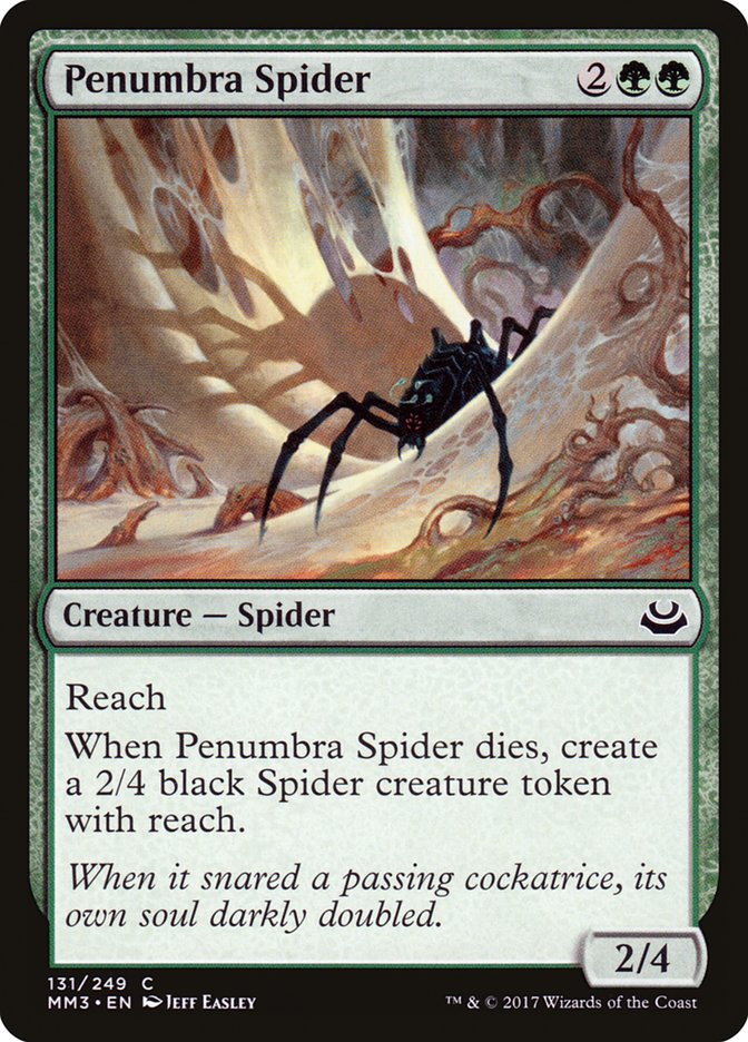 Penumbra Spider [Modern Masters 2017] MTG Single Magic: The Gathering    | Red Claw Gaming