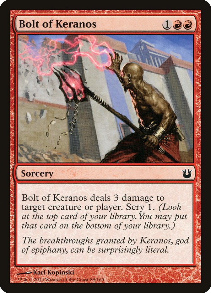 Bolt of Keranos [Born of the Gods] MTG Single Magic: The Gathering    | Red Claw Gaming