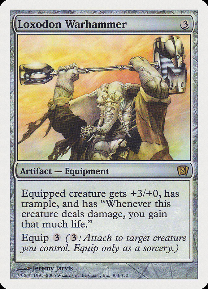 Loxodon Warhammer [Ninth Edition] MTG Single Magic: The Gathering    | Red Claw Gaming