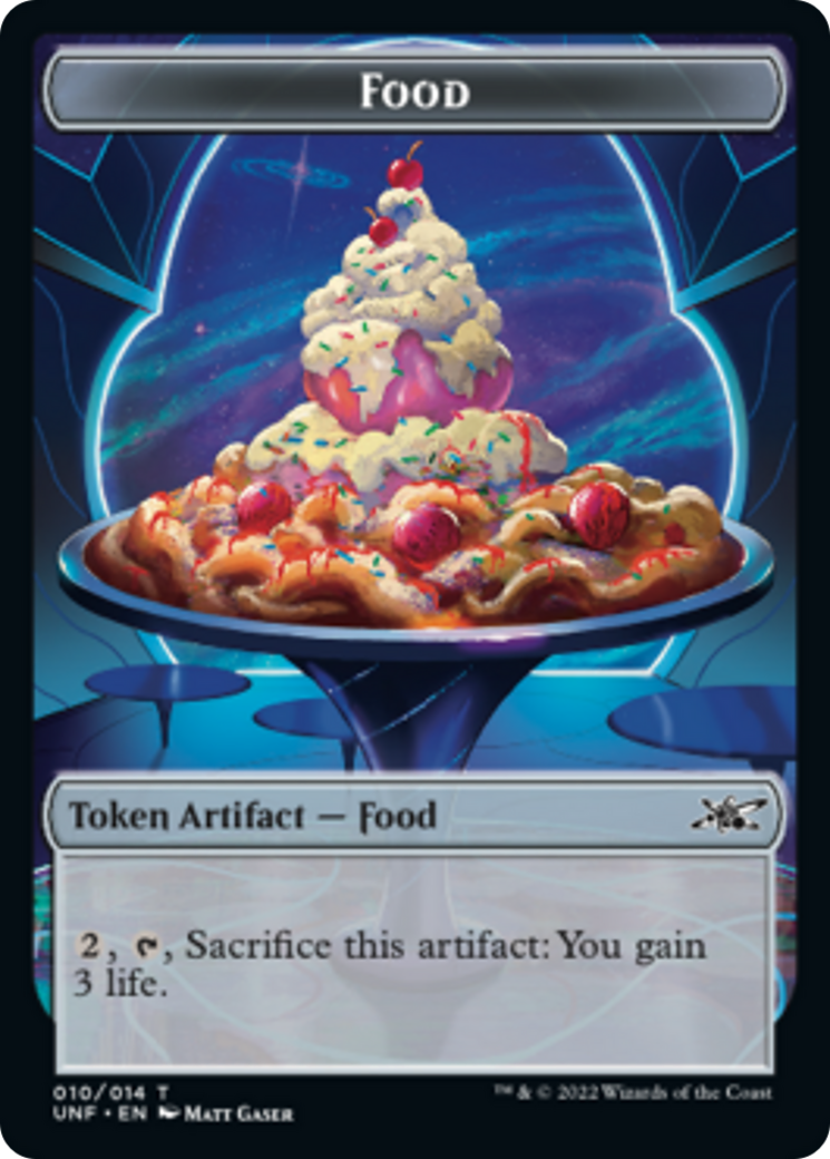 Teddy Bear // Food (010) Double-Sided Token [Unfinity Tokens] MTG Single Magic: The Gathering    | Red Claw Gaming