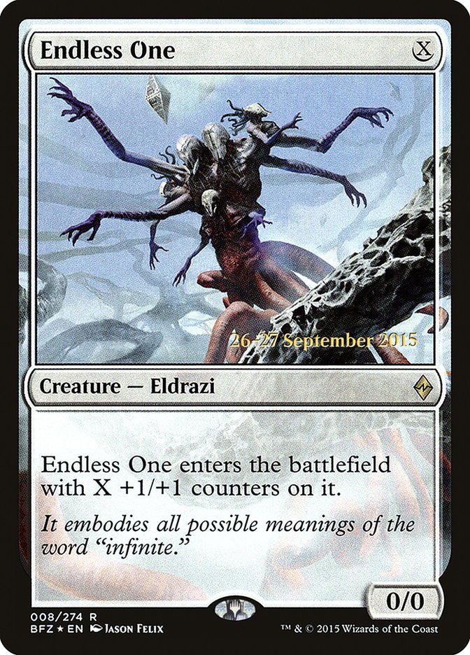 Endless One [Battle for Zendikar Prerelease Promos] MTG Single Magic: The Gathering    | Red Claw Gaming