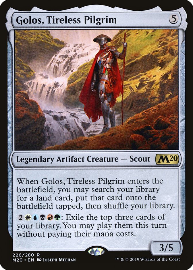 Golos, Tireless Pilgrim [Core Set 2020] MTG Single Magic: The Gathering    | Red Claw Gaming