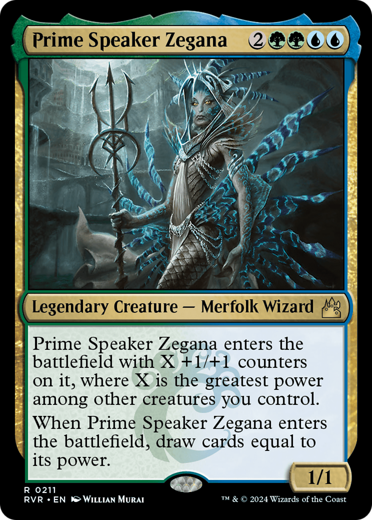 Prime Speaker Zegana [Ravnica Remastered] MTG Single Magic: The Gathering    | Red Claw Gaming