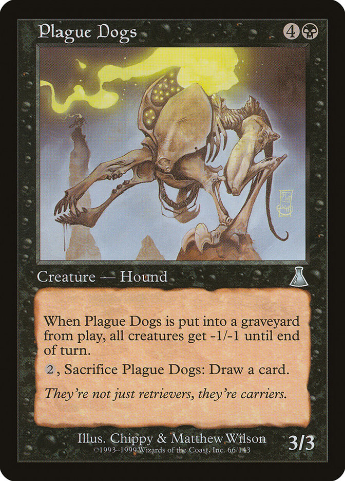 Plague Dogs [Urza's Destiny] MTG Single Magic: The Gathering    | Red Claw Gaming