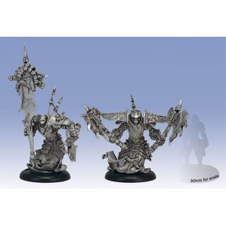 Cryx Bane Thrall Officer and Standard Miniatures Clearance    | Red Claw Gaming