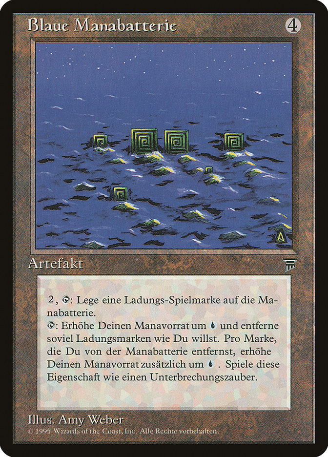 Blue Mana Battery (German) - "Blaue Manabatterie" [Renaissance] MTG Single Magic: The Gathering    | Red Claw Gaming