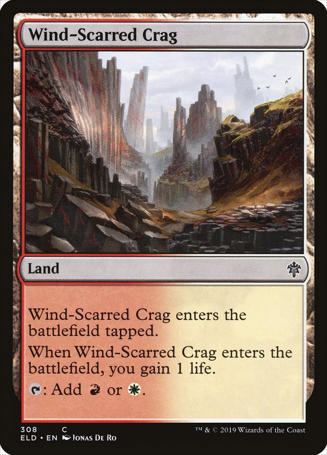 Wind-Scarred Crag [Throne of Eldraine] MTG Single Magic: The Gathering    | Red Claw Gaming