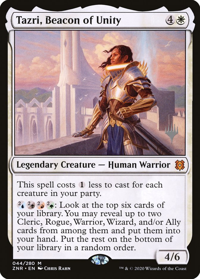 Tazri, Beacon of Unity (Promo Pack) [Zendikar Rising Promos] MTG Single Magic: The Gathering    | Red Claw Gaming