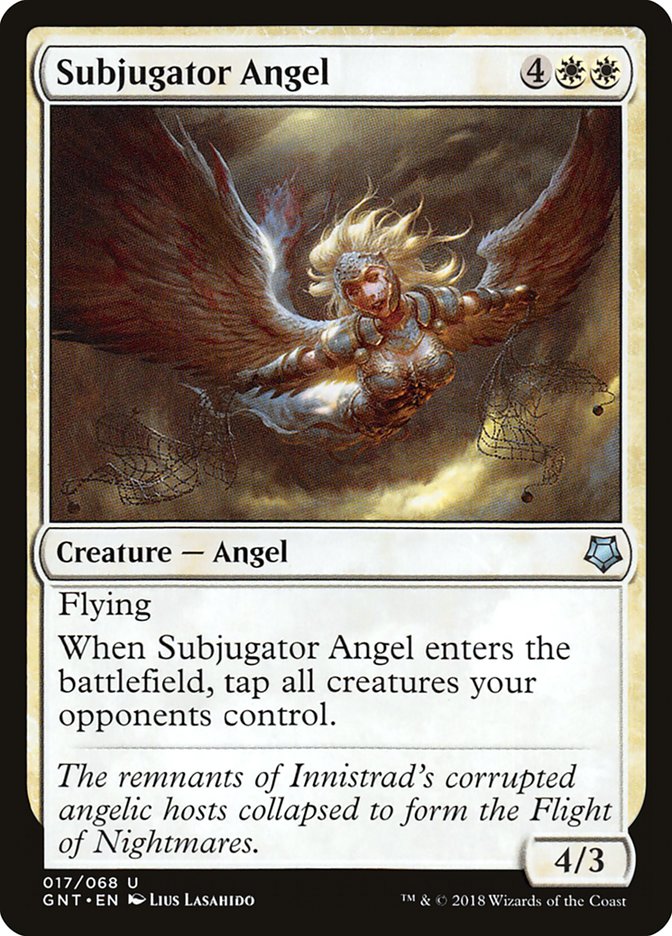 Subjugator Angel [Game Night 2018] MTG Single Magic: The Gathering    | Red Claw Gaming