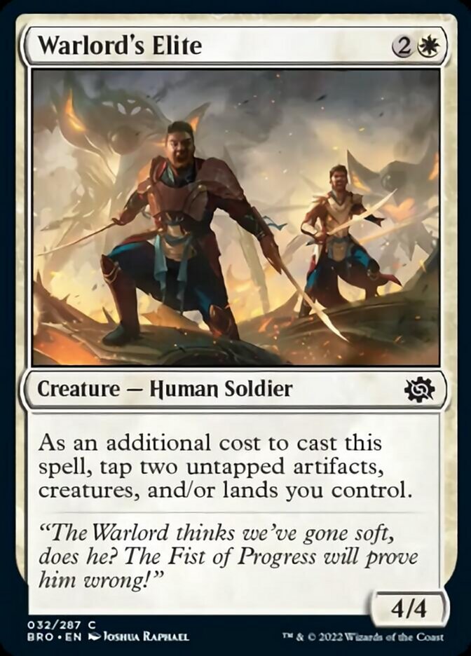 Warlord's Elite [The Brothers' War] MTG Single Magic: The Gathering    | Red Claw Gaming