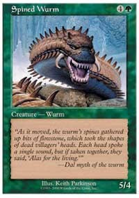 Spined Wurm [Starter 2000] MTG Single Magic: The Gathering    | Red Claw Gaming