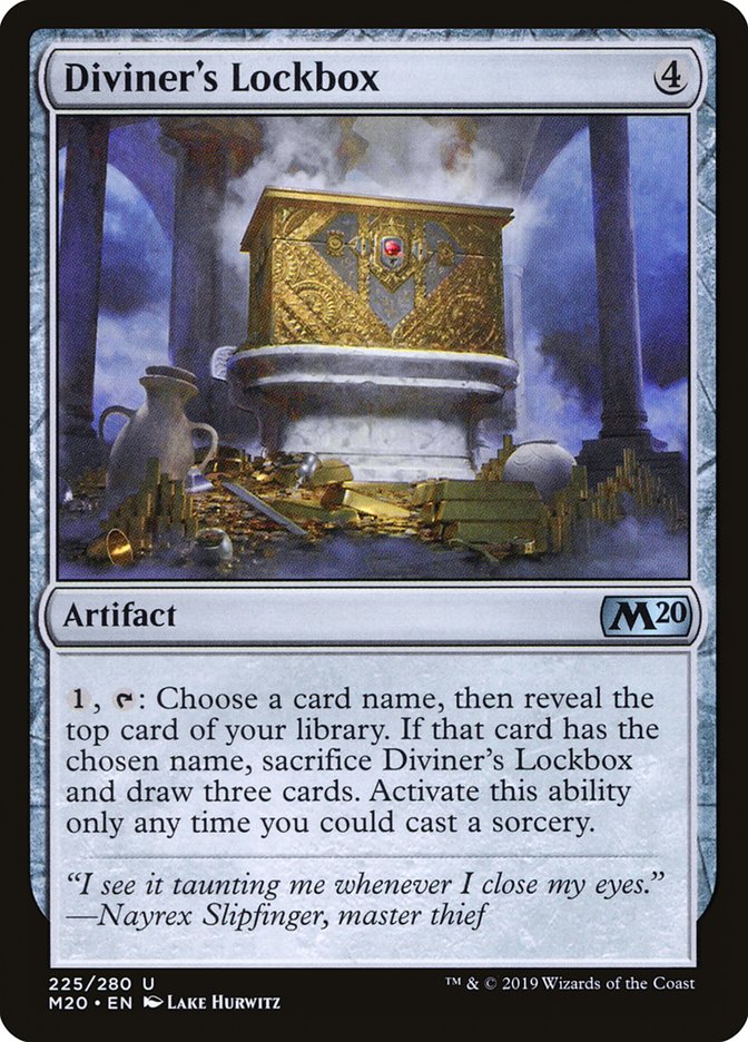 Diviner's Lockbox [Core Set 2020] MTG Single Magic: The Gathering    | Red Claw Gaming