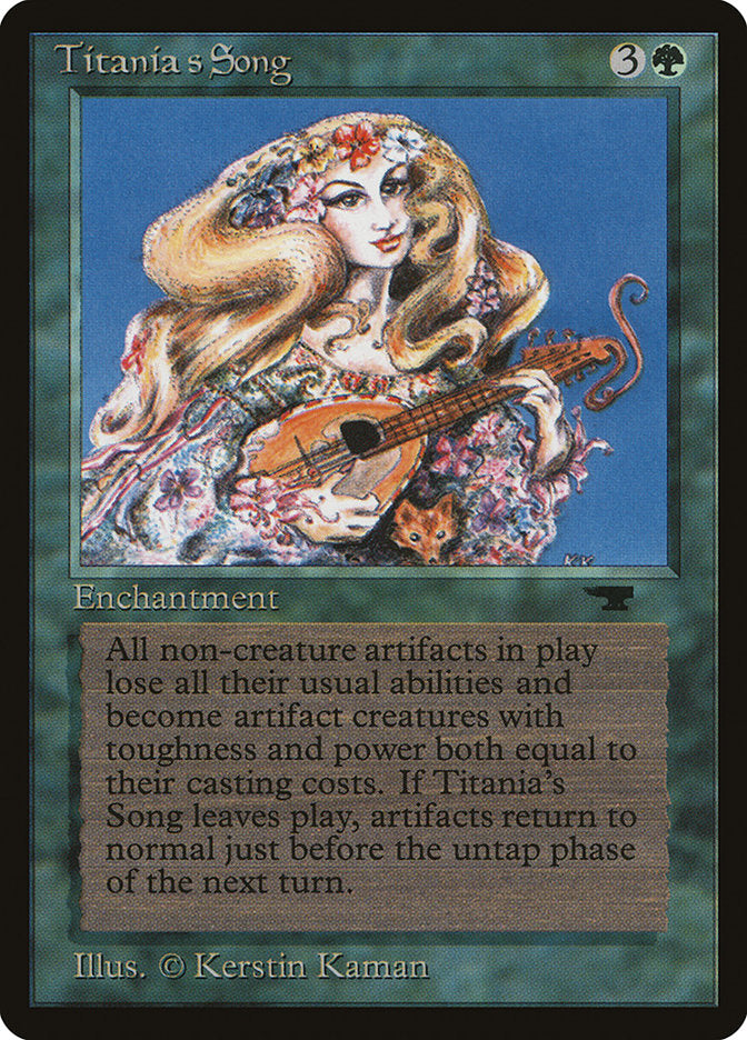 Titania's Song [Antiquities] MTG Single Magic: The Gathering    | Red Claw Gaming