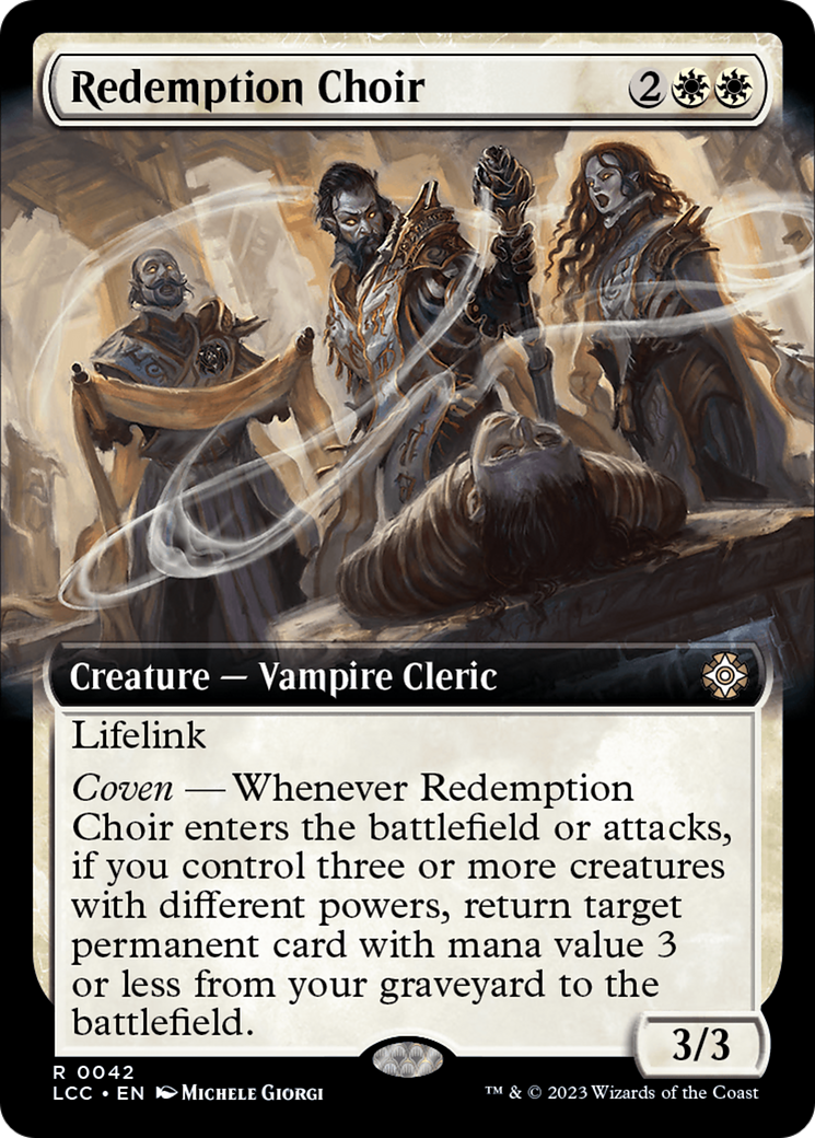 Redemption Choir (Extended Art) [The Lost Caverns of Ixalan Commander] MTG Single Magic: The Gathering    | Red Claw Gaming