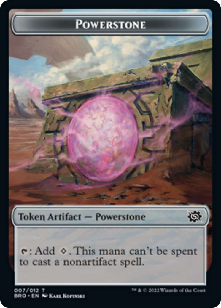 Powerstone Token [The Brothers' War Tokens] MTG Single Magic: The Gathering    | Red Claw Gaming