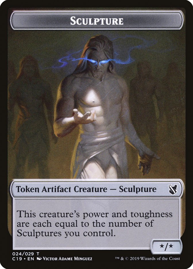 Sculpture Token [Commander 2019 Tokens] MTG Single Magic: The Gathering    | Red Claw Gaming