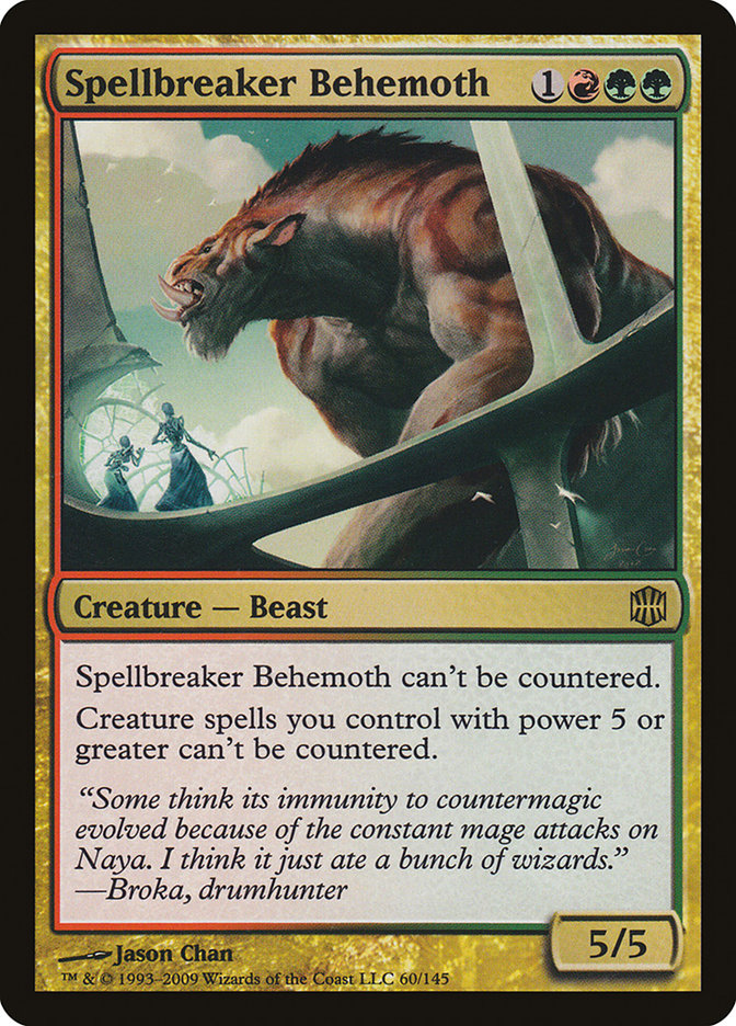 Spellbreaker Behemoth [Alara Reborn] MTG Single Magic: The Gathering    | Red Claw Gaming