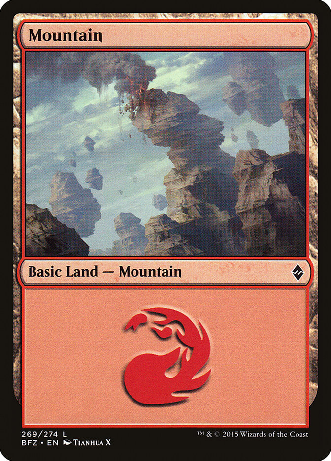 Mountain (269) [Battle for Zendikar] MTG Single Magic: The Gathering    | Red Claw Gaming