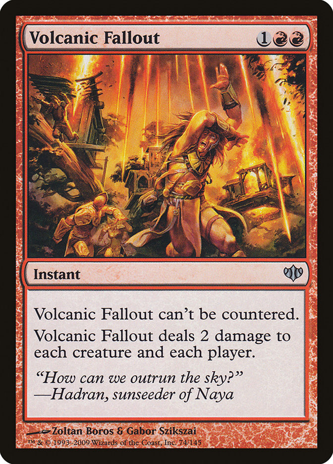 Volcanic Fallout [Conflux] MTG Single Magic: The Gathering    | Red Claw Gaming