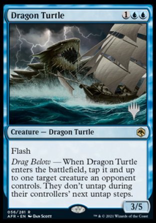 Dragon Turtle (Promo Pack) [Dungeons & Dragons: Adventures in the Forgotten Realms Promos] MTG Single Magic: The Gathering    | Red Claw Gaming