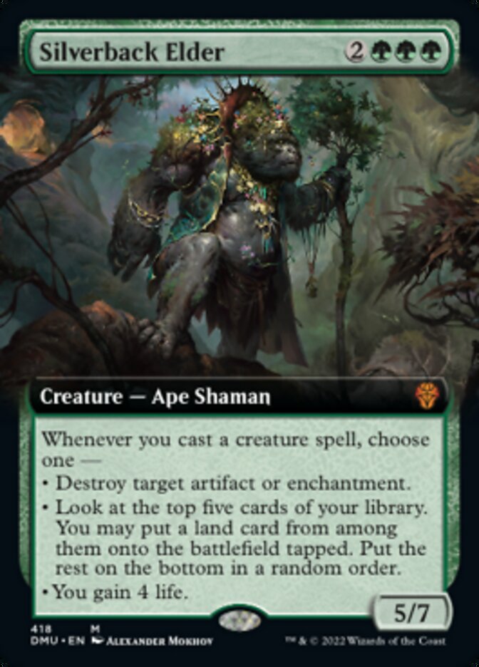 Silverback Elder (Extended Art) [Dominaria United] MTG Single Magic: The Gathering    | Red Claw Gaming