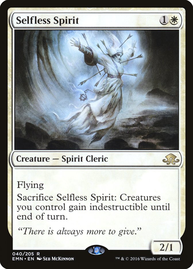 Selfless Spirit [Eldritch Moon] MTG Single Magic: The Gathering    | Red Claw Gaming