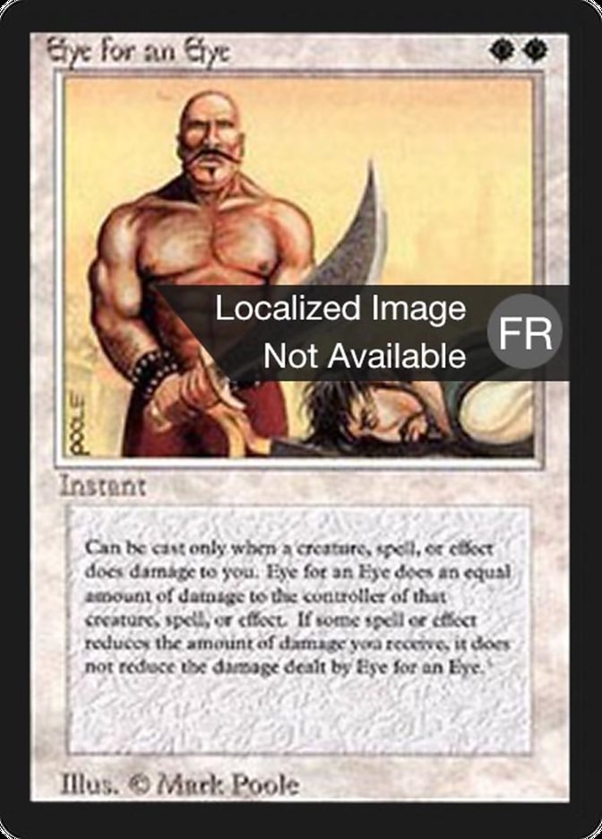 Eye for an Eye [Foreign Black Border] MTG Single Magic: The Gathering    | Red Claw Gaming