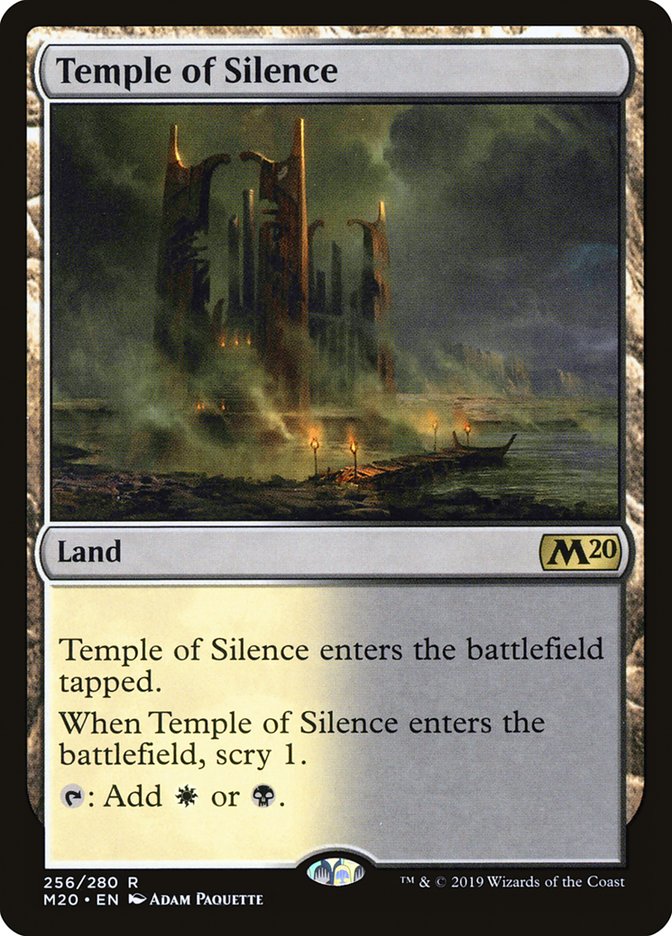 Temple of Silence [Core Set 2020] MTG Single Magic: The Gathering    | Red Claw Gaming