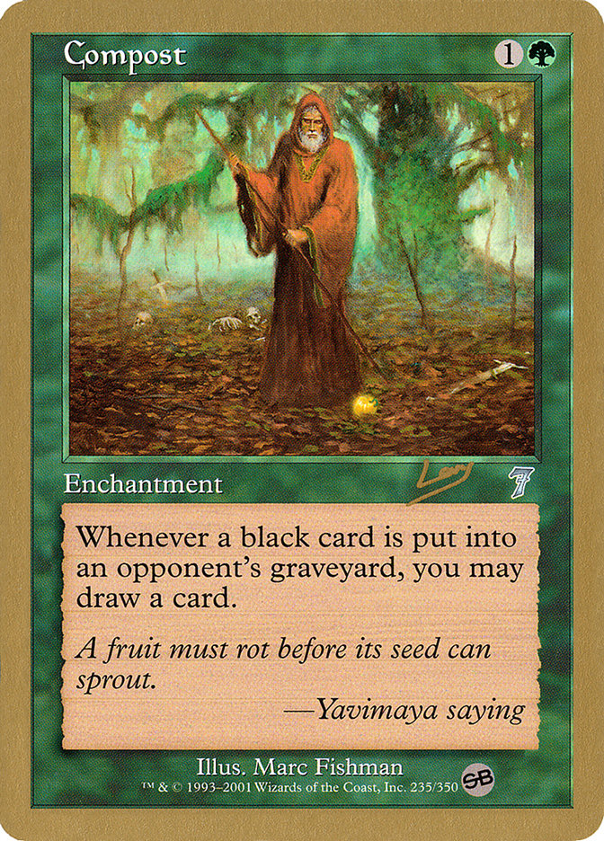 Compost (Raphael Levy) (SB) [World Championship Decks 2002] MTG Single Magic: The Gathering    | Red Claw Gaming