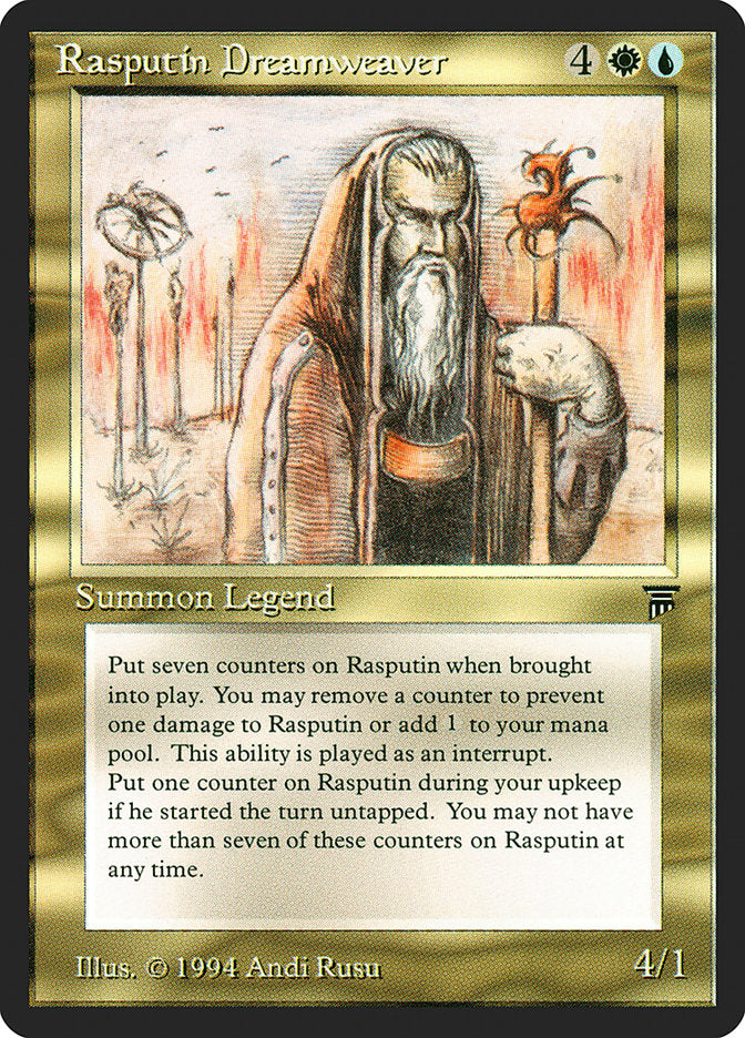 Rasputin Dreamweaver [Legends] MTG Single Magic: The Gathering    | Red Claw Gaming