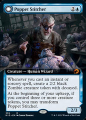 Poppet Stitcher // Poppet Factory (Extended Art) [Innistrad: Midnight Hunt] MTG Single Magic: The Gathering    | Red Claw Gaming