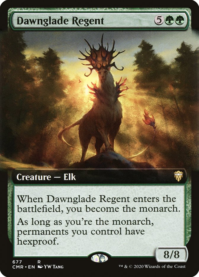 Dawnglade Regent (Extended Art) [Commander Legends] MTG Single Magic: The Gathering    | Red Claw Gaming