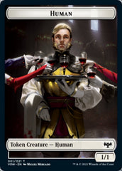 Human (001) // Spirit Cleric Double-Sided Token [Innistrad: Crimson Vow Tokens] MTG Single Magic: The Gathering    | Red Claw Gaming