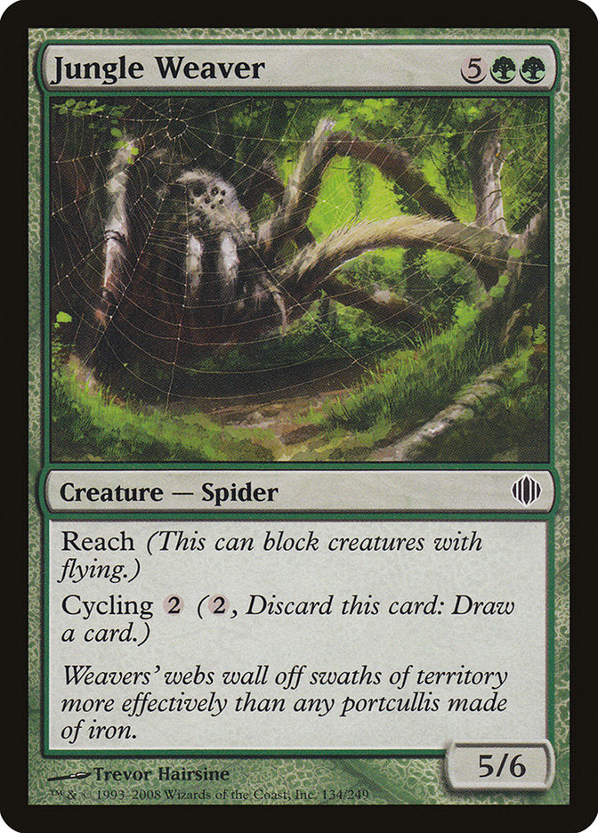 Jungle Weaver [Shards of Alara] MTG Single Magic: The Gathering    | Red Claw Gaming