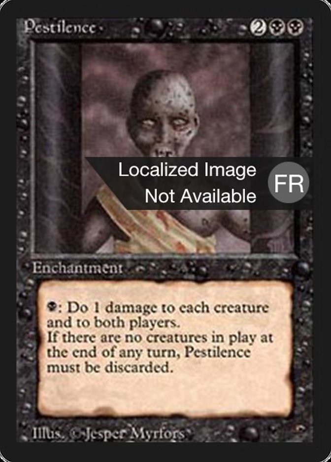 Pestilence [Foreign Black Border] MTG Single Magic: The Gathering    | Red Claw Gaming