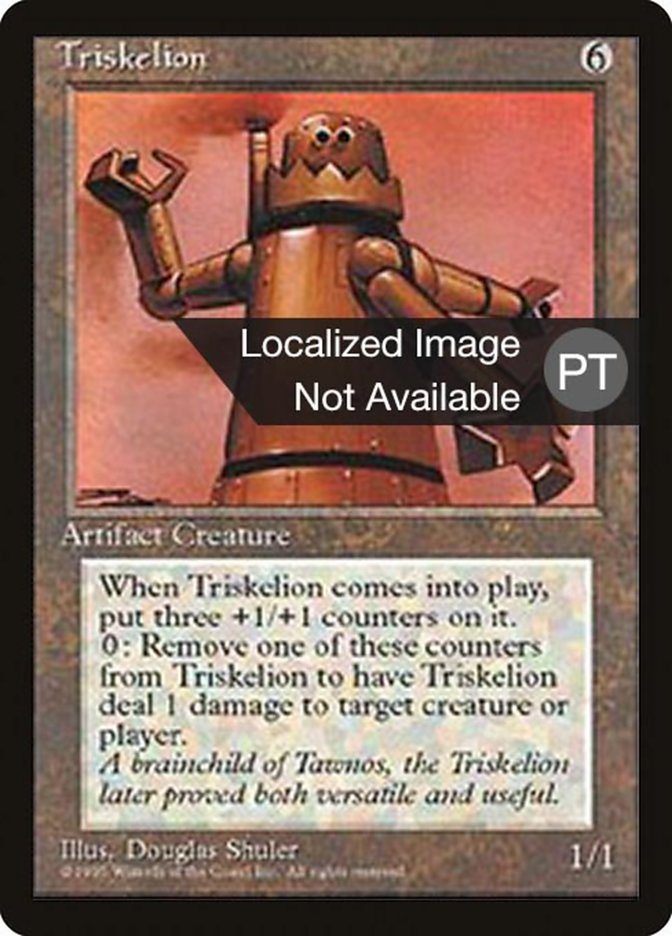 Triskelion [Fourth Edition (Foreign Black Border)] MTG Single Magic: The Gathering    | Red Claw Gaming