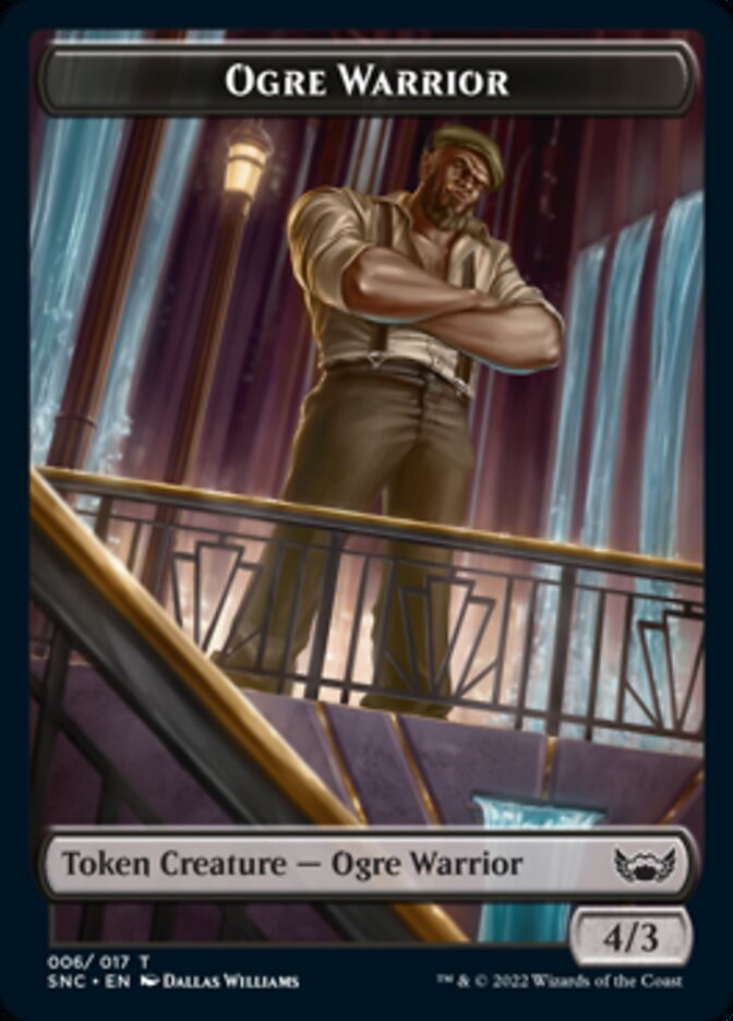 Ogre Warrior Token [Streets of New Capenna Tokens] MTG Single Magic: The Gathering    | Red Claw Gaming