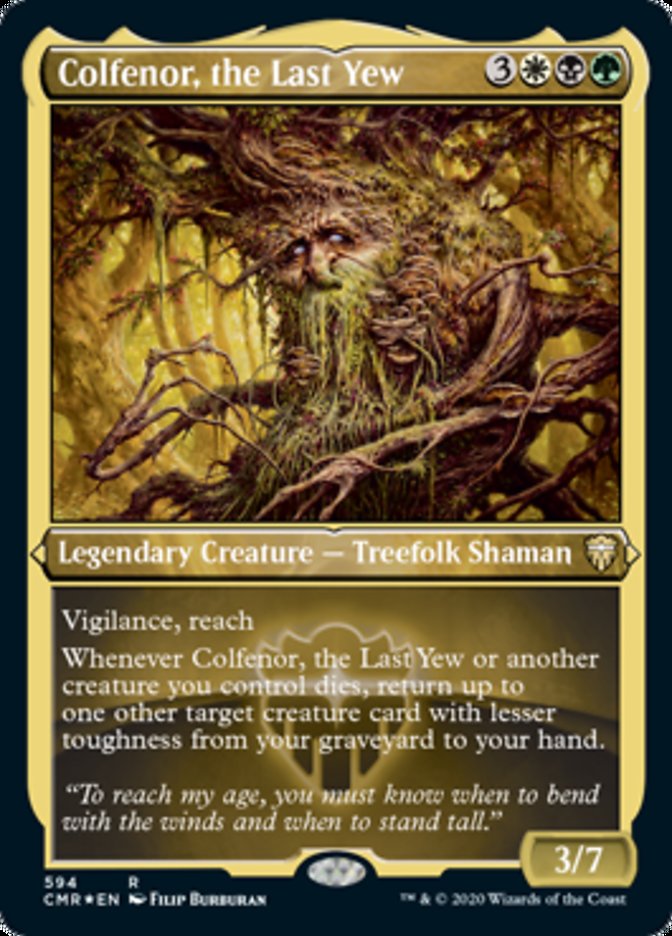 Colfenor, the Last Yew (Etched) [Commander Legends] MTG Single Magic: The Gathering    | Red Claw Gaming