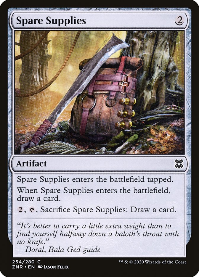 Spare Supplies [Zendikar Rising] MTG Single Magic: The Gathering    | Red Claw Gaming