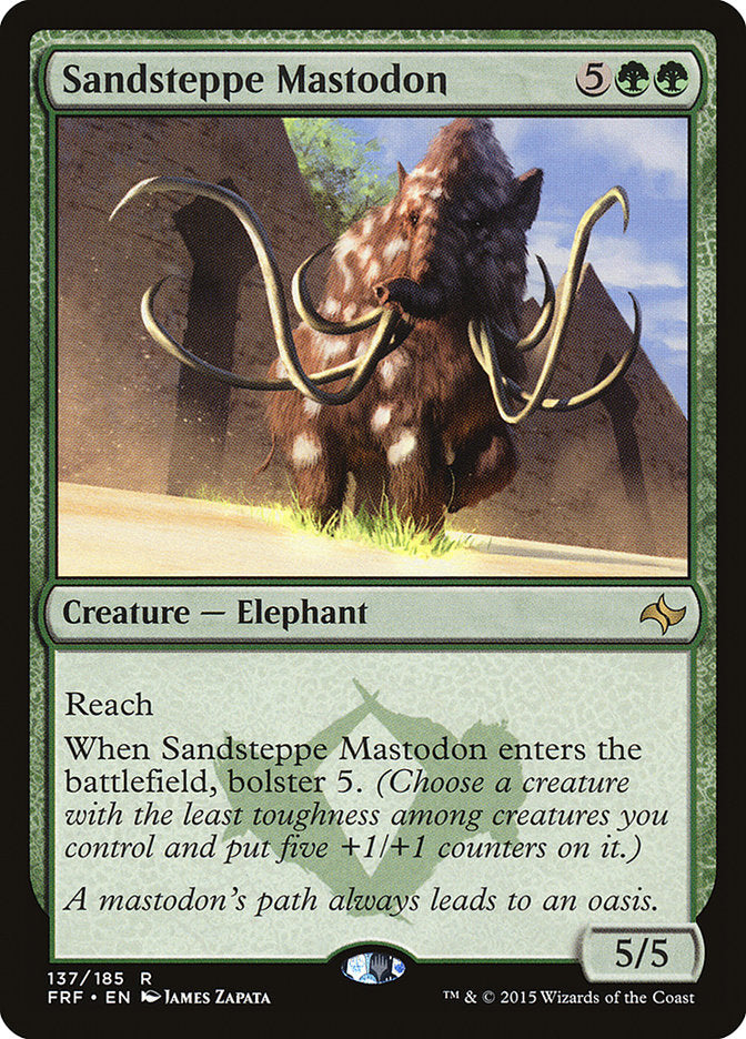 Sandsteppe Mastodon [Fate Reforged] MTG Single Magic: The Gathering    | Red Claw Gaming