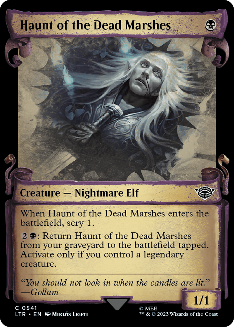 Haunt of the Dead Marshes [The Lord of the Rings: Tales of Middle-Earth Showcase Scrolls] MTG Single Magic: The Gathering    | Red Claw Gaming