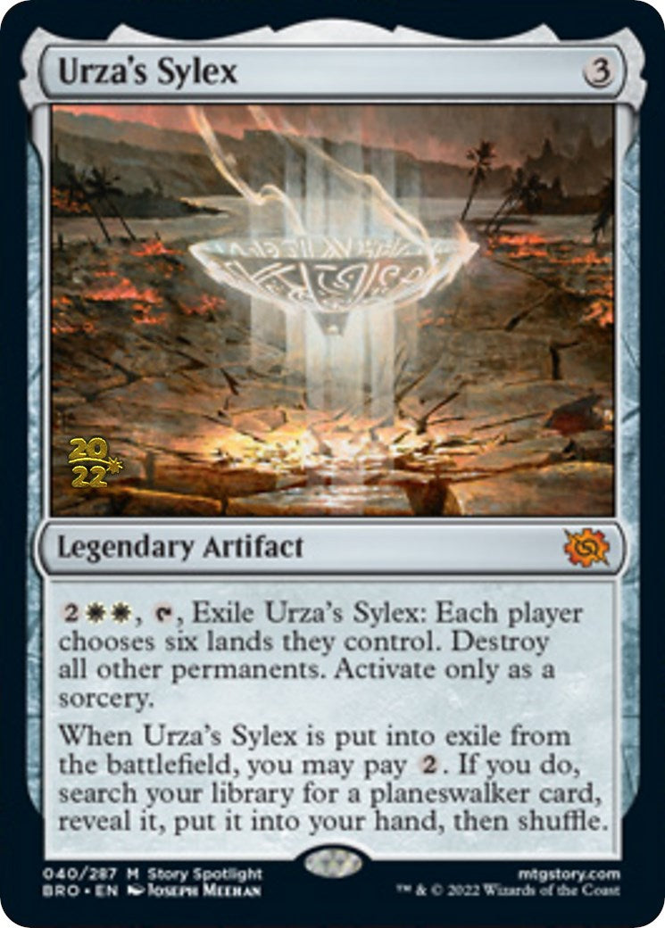 Urza's Sylex [The Brothers' War Prerelease Promos] MTG Single Magic: The Gathering    | Red Claw Gaming