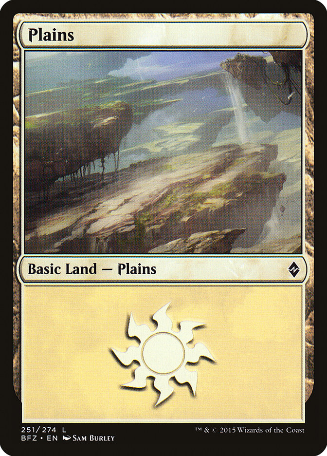 Plains (251) [Battle for Zendikar] MTG Single Magic: The Gathering    | Red Claw Gaming