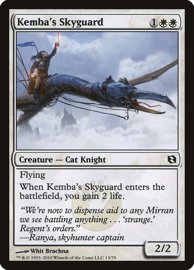 Kemba's Skyguard [Duel Decks: Elspeth vs. Tezzeret] MTG Single Magic: The Gathering    | Red Claw Gaming