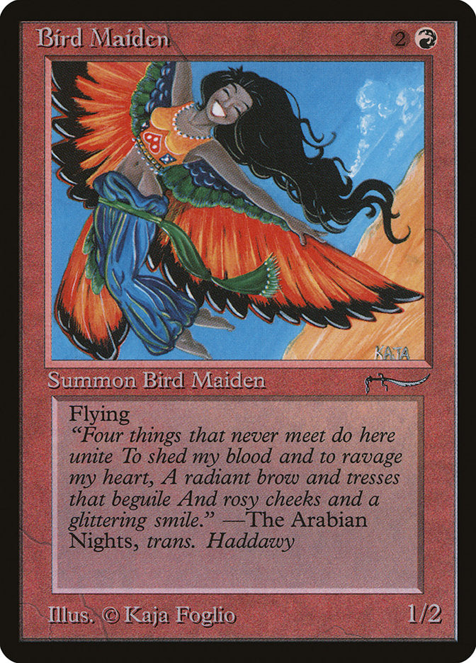 Bird Maiden (Dark Mana Cost) [Arabian Nights] MTG Single Magic: The Gathering    | Red Claw Gaming